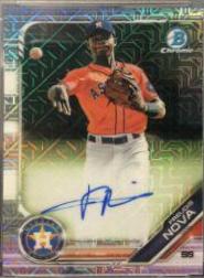 Freudis Nova #FN Baseball Cards 2019 Bowman Mega Box Chrome Autographs