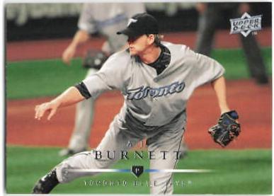 A.J. Burnett #32 Baseball Cards 2008 Upper Deck