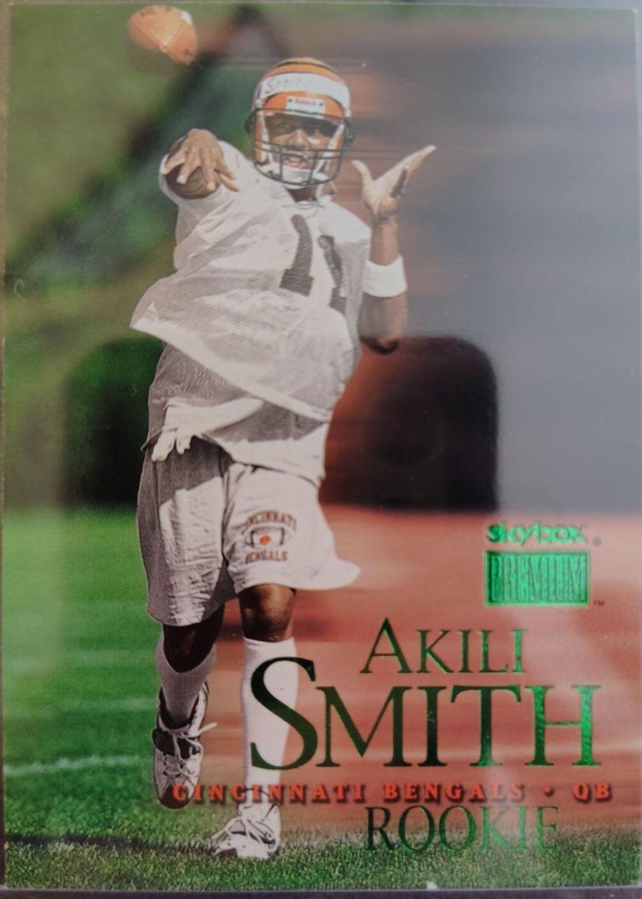 Akili Smith Football Cards 1999 Skybox Premium