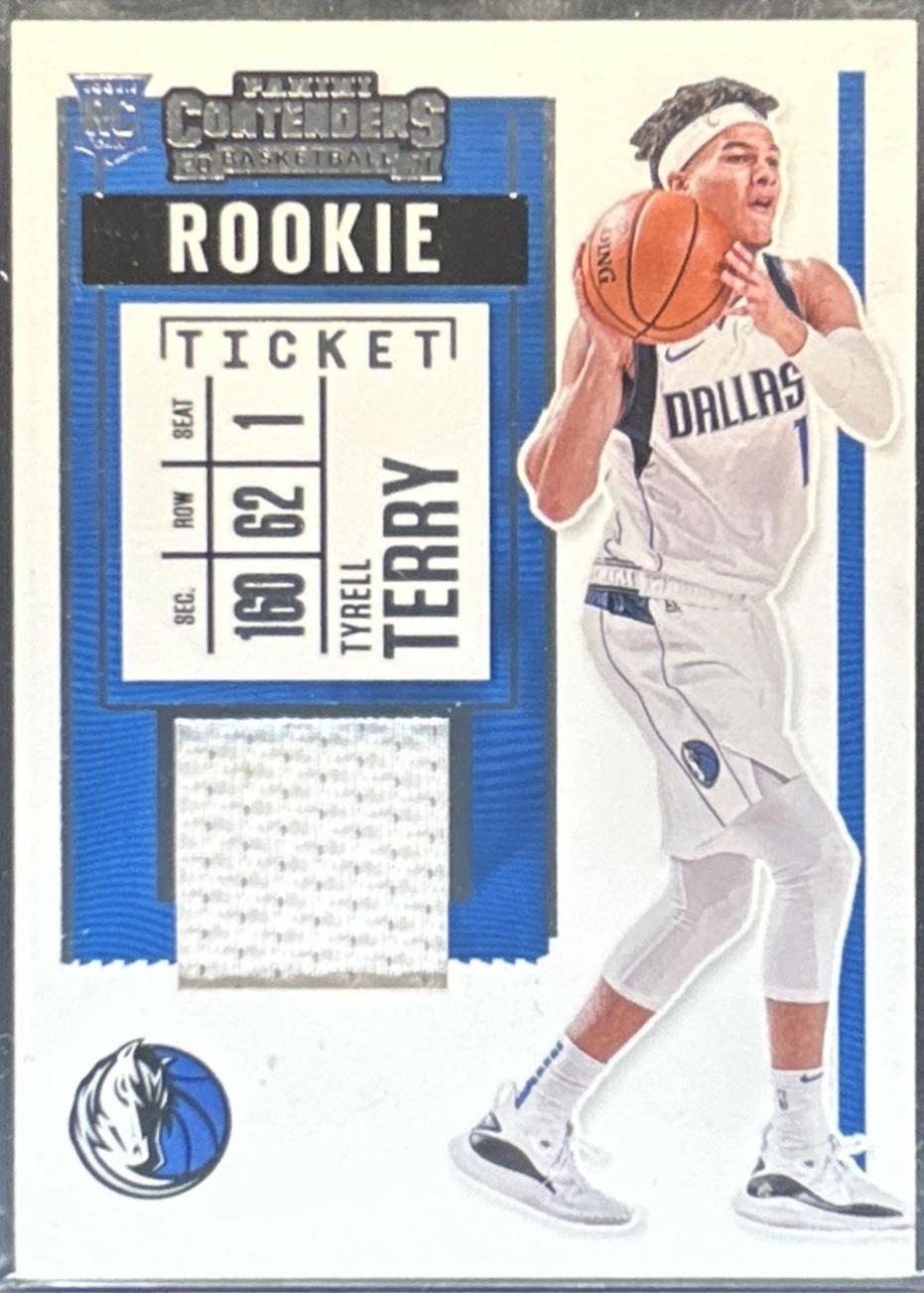 Tyrell Terry #RS-TTY 2020 Panini Contenders Rookie Ticket Swatch Basketball