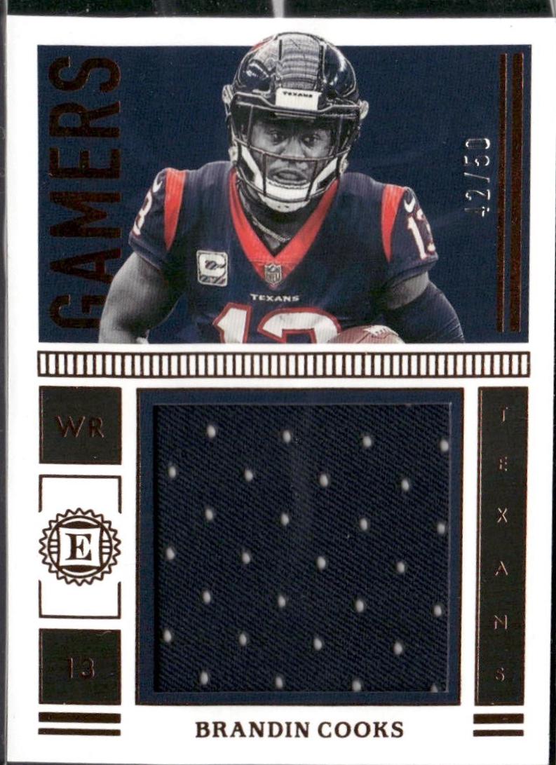 Brandin Cooks #GJJ-8 2022 Panini Encased Football Gamers Jumbo Jerseys