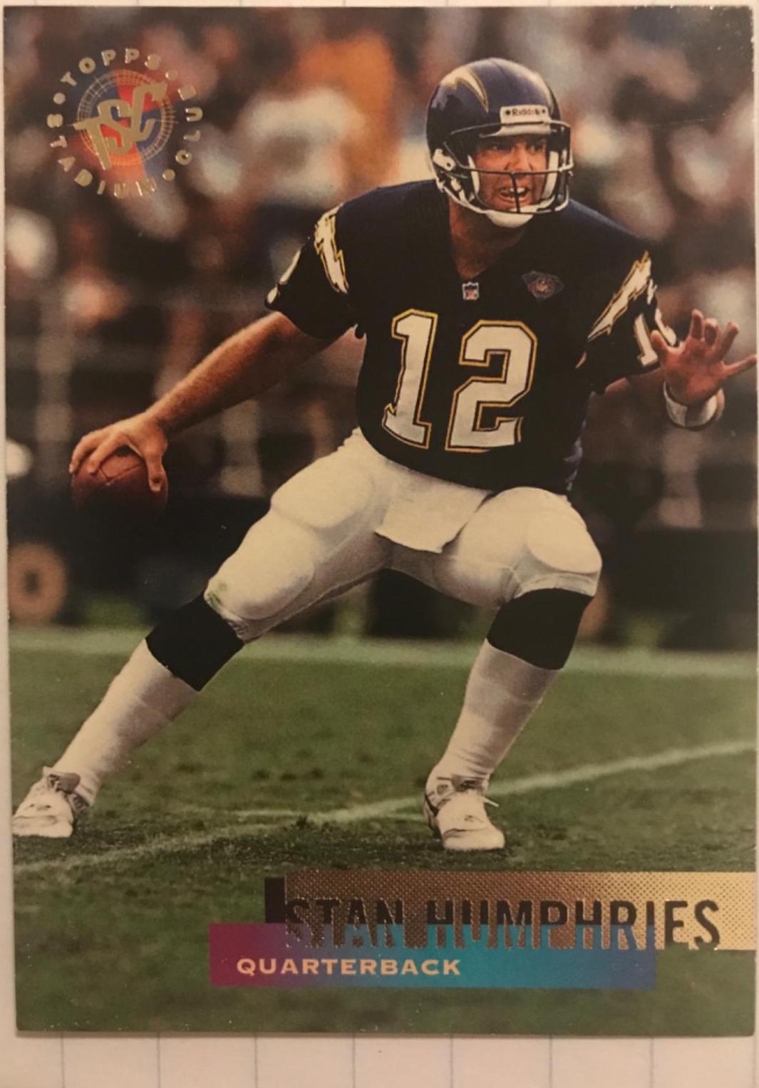 Stan Humphries #2 Football Cards 1995 Stadium Club