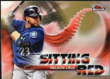 Nelson Cruz #SR-NC Baseball Cards 2018 Topps Finest Sitting Red