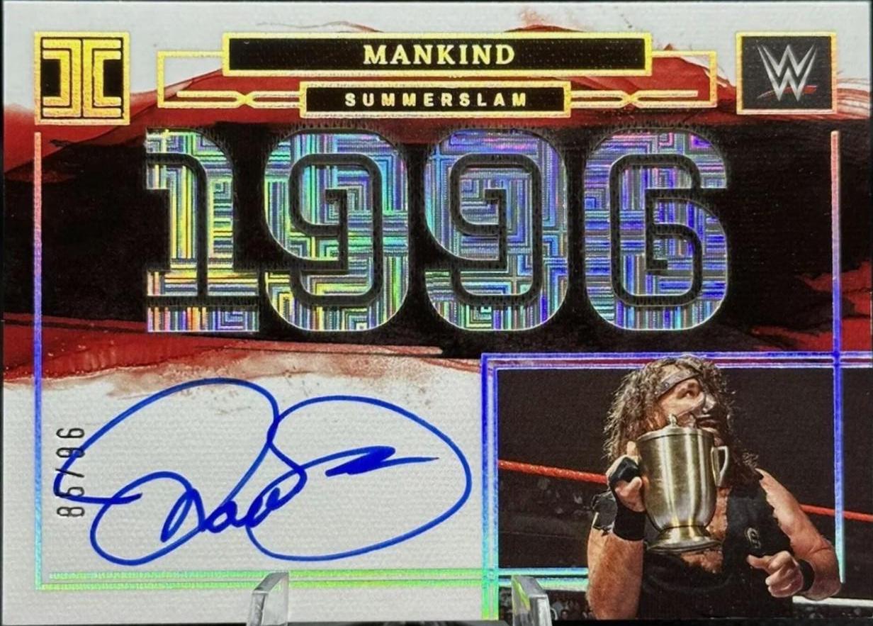 Mankind #SS-MKN Wrestling Cards 2023 Panini Impeccable WWE SummerSlam Signature