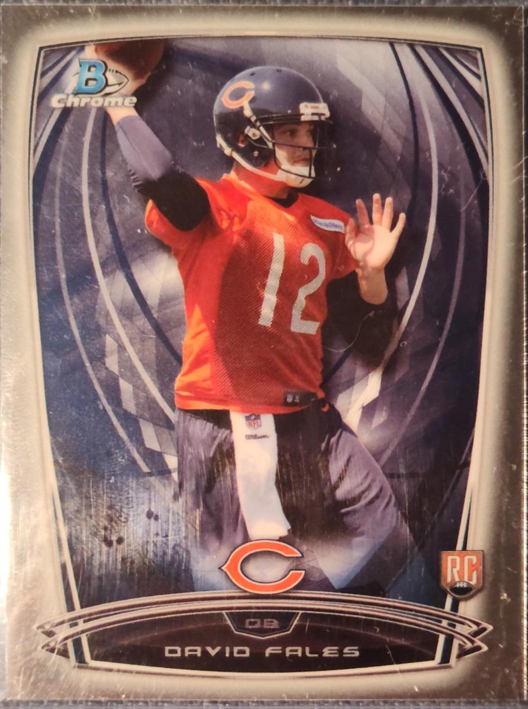 David Fales #177 Football Cards 2014 Bowman Chrome