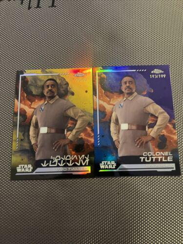 Colonel Tuttle [Gold Refractor] #55 Prices | Star Wars 2024 Topps ...