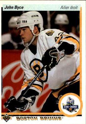 John Byce #25 Hockey Cards 1990 Upper Deck French