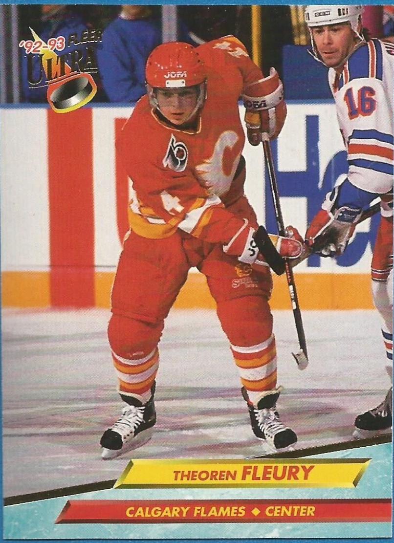 Theoren Fleury #21 Hockey Cards 1992 Ultra