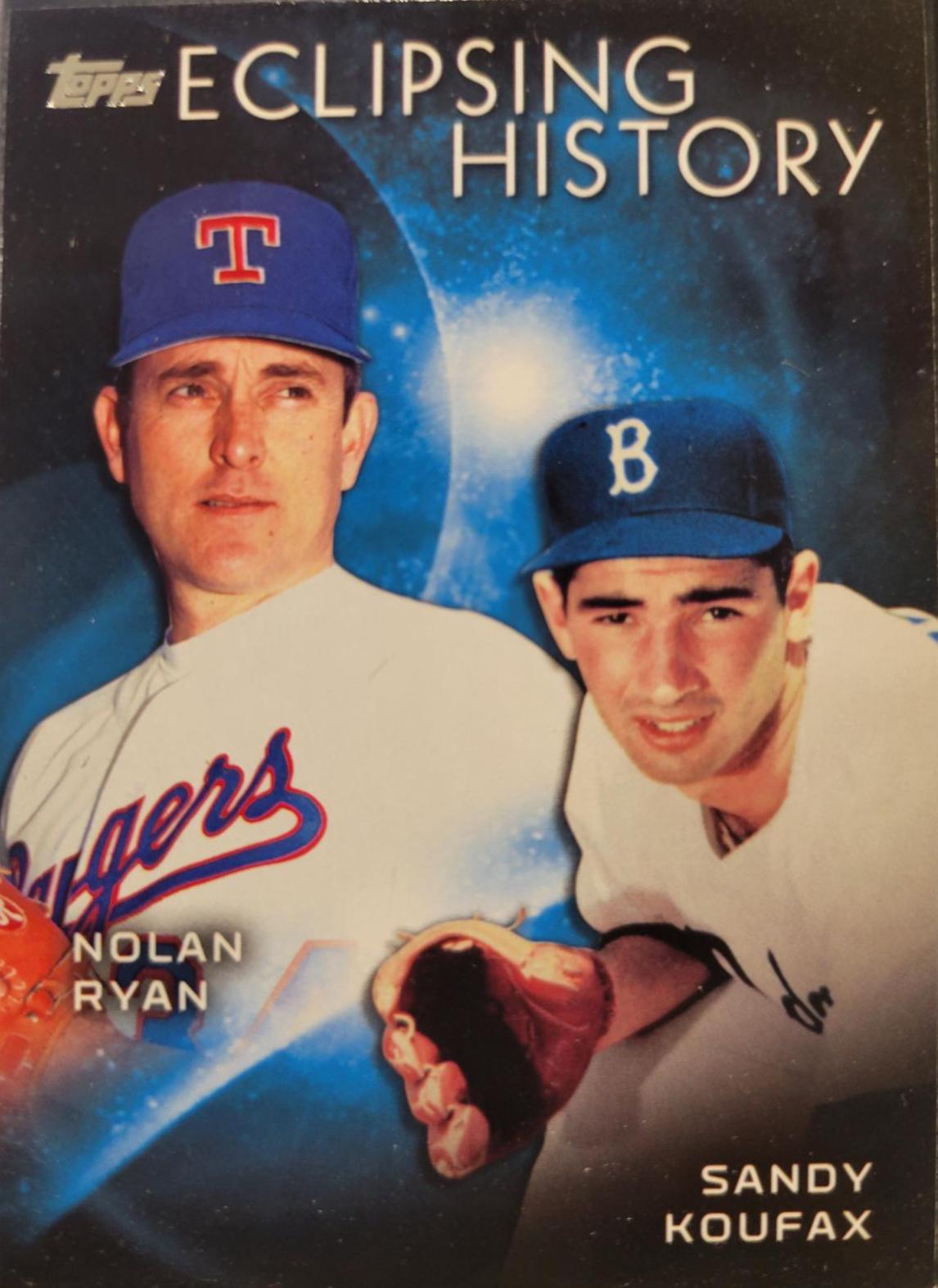 Nolan Ryan & Sandy Koufax #EH-3 Baseball Cards 2015 Topps Eclipsing History