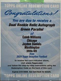 Caleb Williams / Jayden Daniels