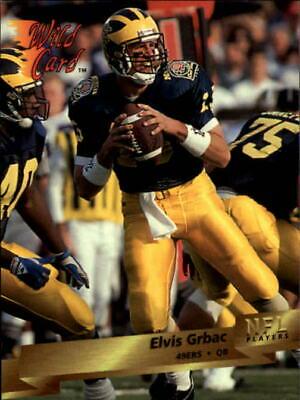 Elvis Grbac #7 Football Cards 1993 Wild Card