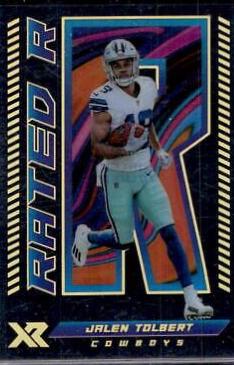 Jalen Tolbert #RR-22 Football Cards 2022 Panini XR Rated R