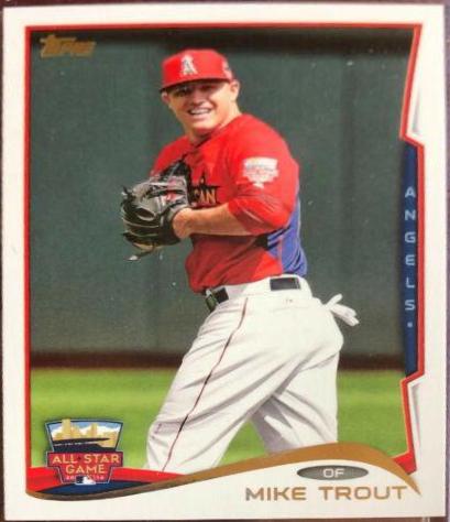 Mike Trout #US54 Baseball Cards 2014 Topps Update
