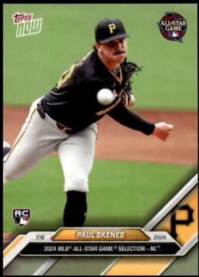 Paul Skenes #ASG-PS Baseball Cards 2024 Topps Now MLB All-Star Game