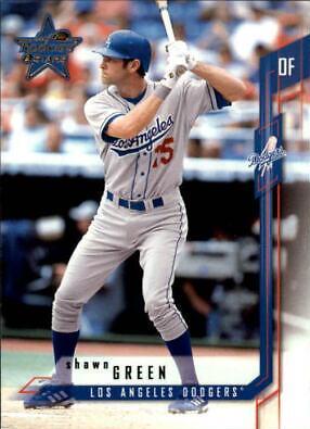 Shawn Green #15 Baseball Cards 2001 Leaf Rookies & Stars