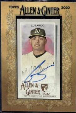 Jesus Luzardo #MA-JL 2020 Topps Allen & Ginter Mini Autographs Baseball