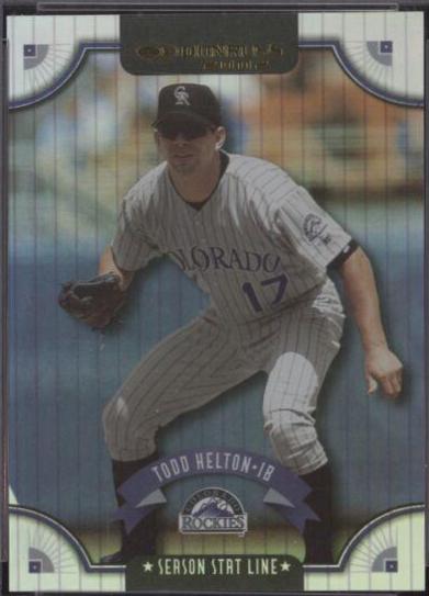 Todd Helton #7 Baseball Cards 2002 Donruss