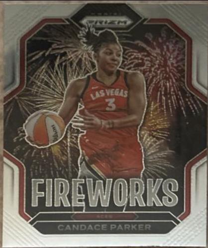 Candace Parker #6 Basketball Cards 2023 Panini Prizm WNBA Fireworks