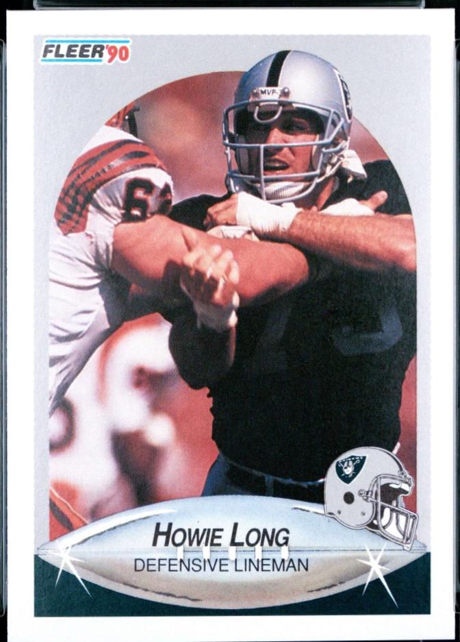 Howie Long #257 1990 Fleer Football