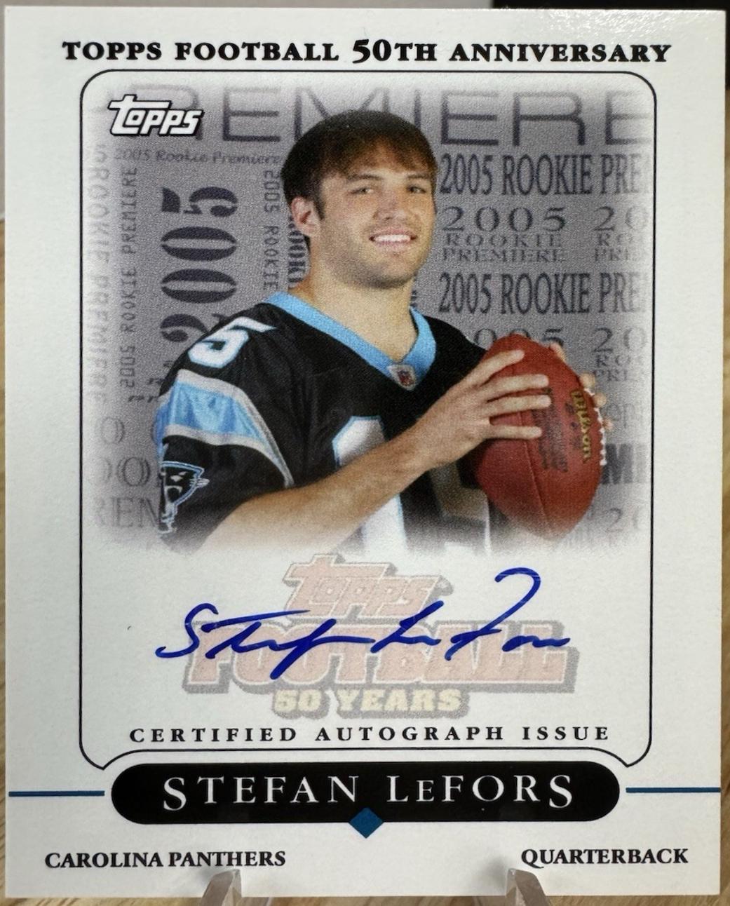 Stefan LeFors #RP-SL Football Cards 2005 Topps Rookie Premiere Autograph