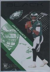 Jalen Hurts [Emerald] #107 Football Cards 2020 Panini Black Prices