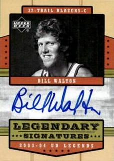 Bill Walton Legendary Signatures