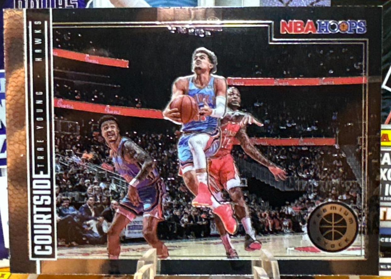 Trae young #15 Basketball Cards 2019 Panini Hoops Courtside