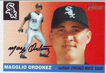 Magglio Ordonez #60 Baseball Cards 2004 Topps Heritage