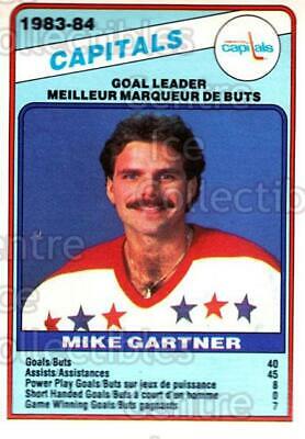 Mike Gartner #370 Hockey Cards 1984 O-Pee-Chee