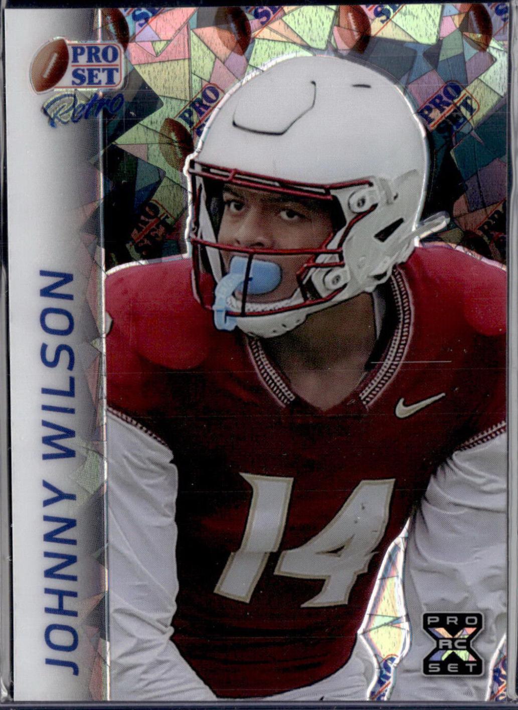 Johnny Wilson #RB-131 2024 Pro Set Metal Retro Base Football