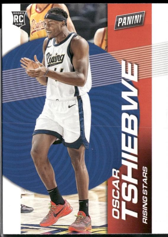 Oscar Tshiebwe #BK4 Basketball Cards 2023 Panini Player of the Day Rising Stars