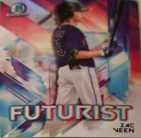 Zac Veen #FUT-ZV Baseball Cards 2021 Bowman Chrome Futurist