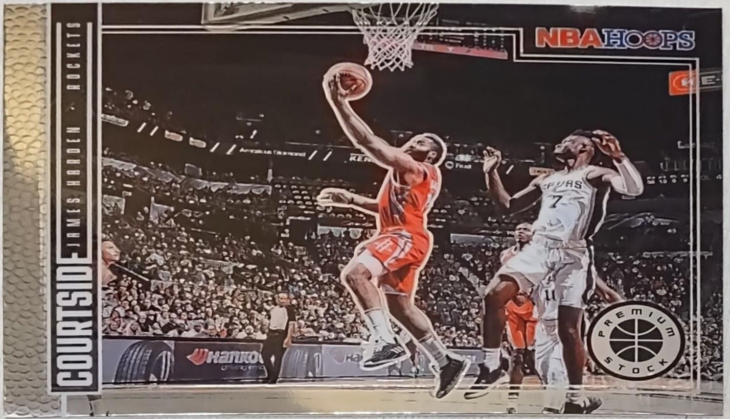 James Harden #7 Basketball Cards 2019 Panini Hoops Premium Stock Courtside