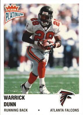 Warrick Dunn #15 Football Cards 2003 Fleer Platinum
