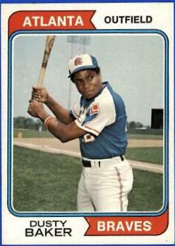 Dusty Baker #320 Baseball Cards 1974 Topps
