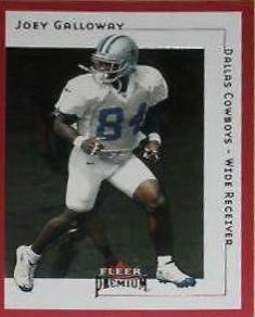 Joey Galloway #100 Football Cards 2001 Fleer Premium