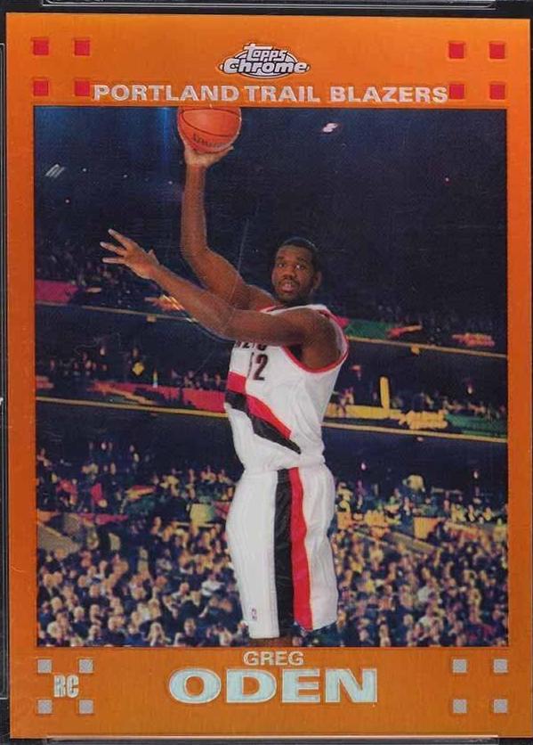 Greg Oden [Orange Refractor] #152