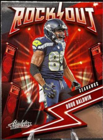 Doug Baldwin #10 Football Cards 2023 Panini Absolute Rock Out