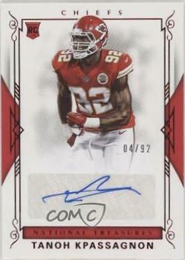 Tanoh Kpassagnon #141 2017 Panini National Treasures Football