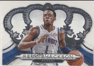 Reggie Jackson #10 Basketball Cards 2018 Panini Crown Royale