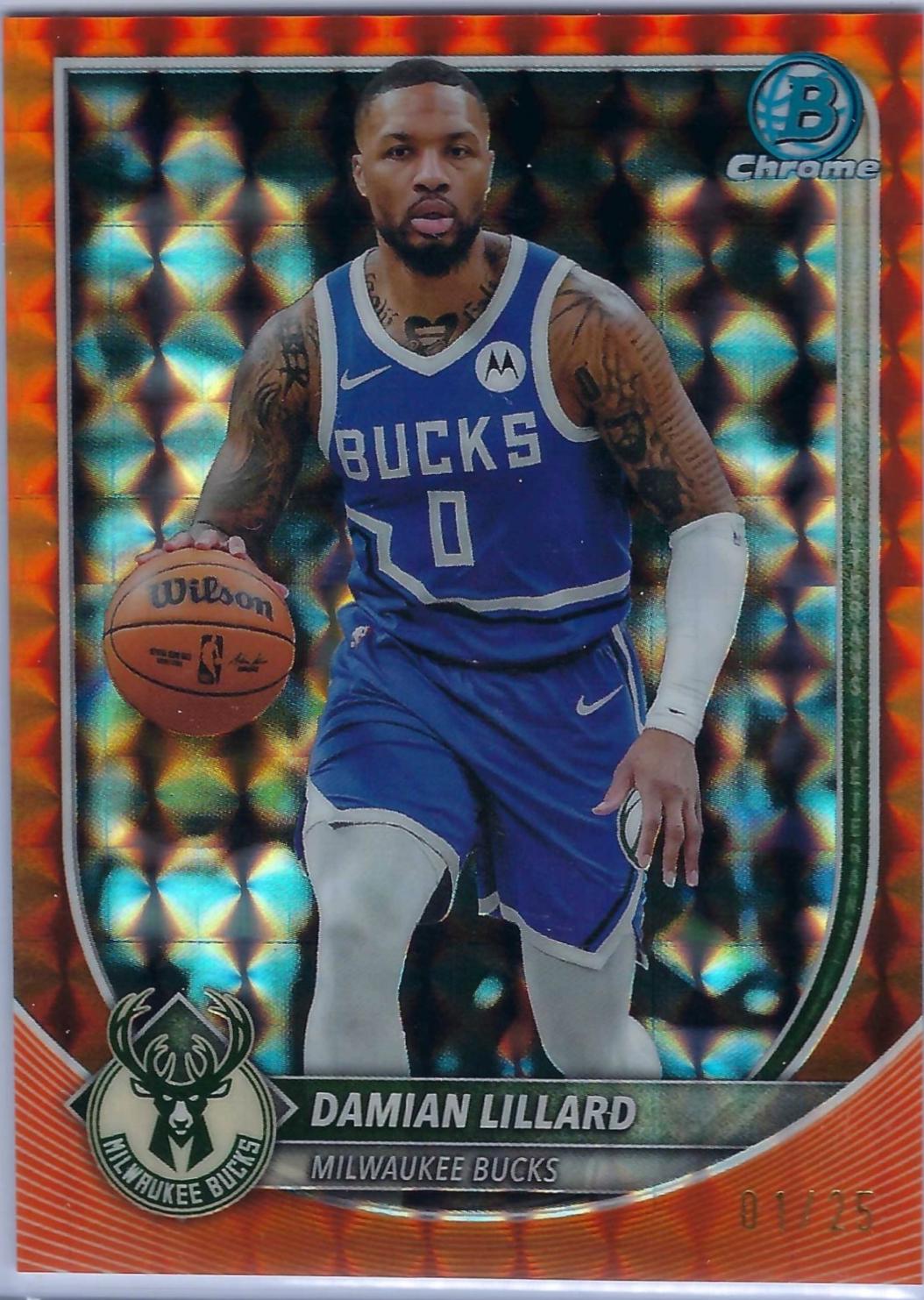 Damian Lillard [Orange Geometric] #BCV-81