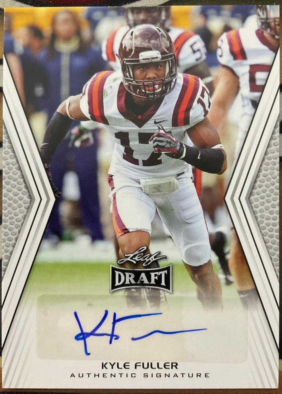 Kyle Fuller #A-KFI Football Cards 2014 Leaf Draft Autographs