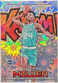 Brandon Miller #16 Basketball Cards 2023 Panini Crown Royale Kaboom