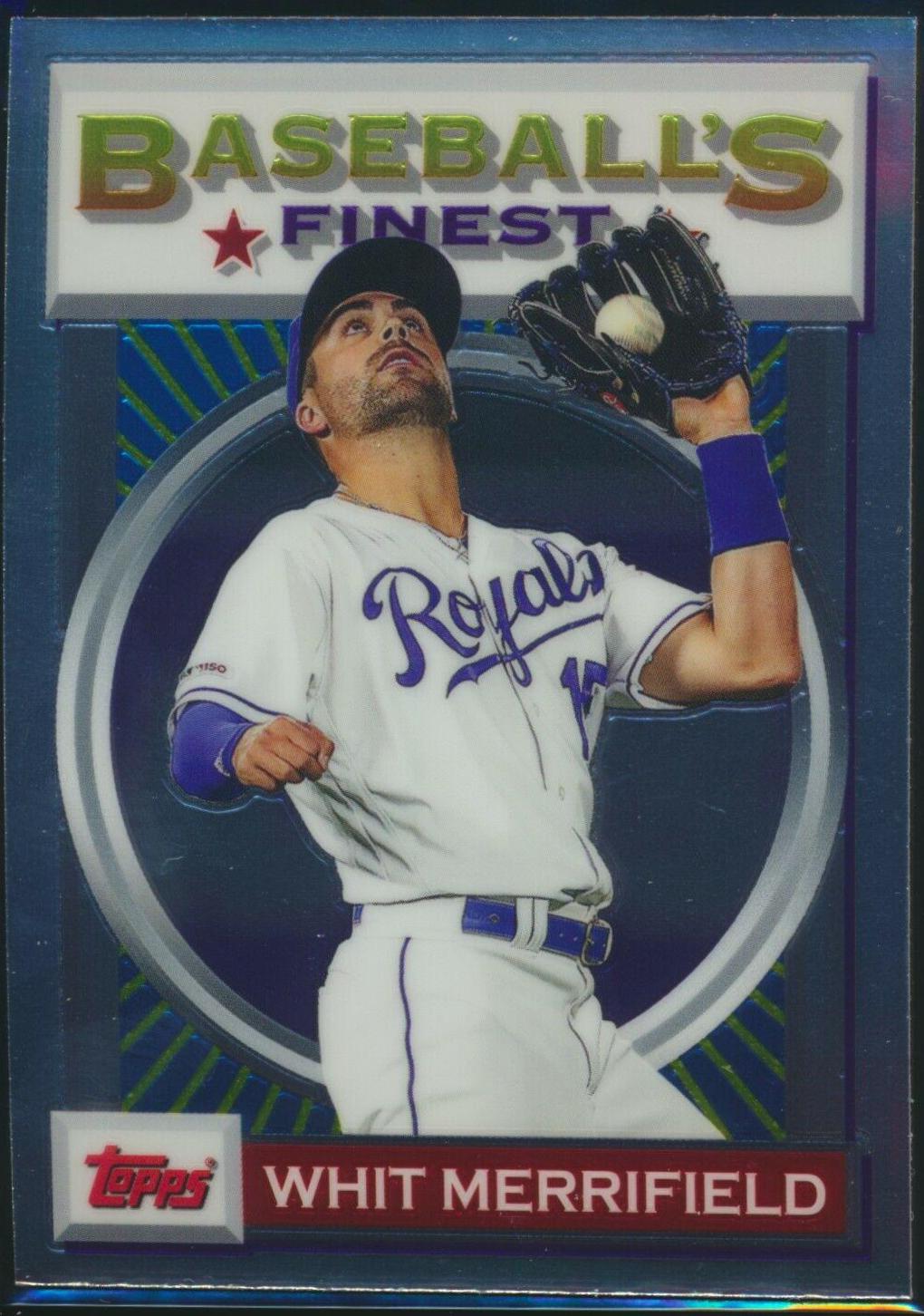Whit Merrifield #9 Baseball Cards 2020 Topps Finest Flashbacks