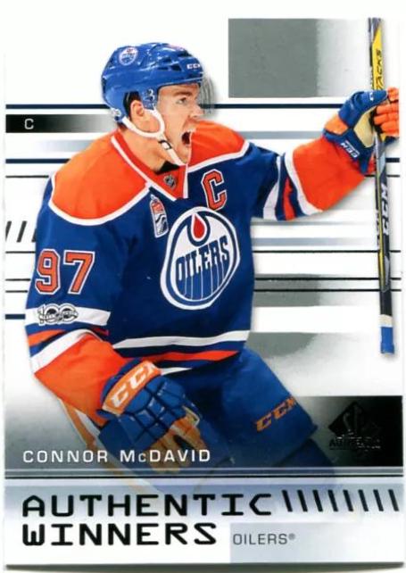 Connor McDavid #AW-CM Hockey Cards 2019 SP Authentic Winners