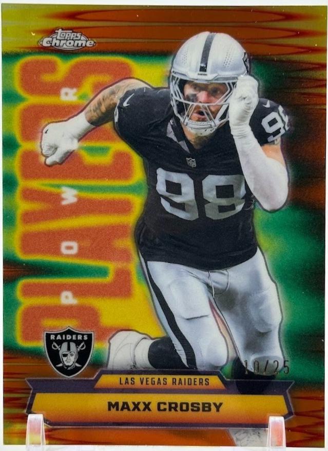 Maxx Crosby [Orange Refractor] #PP-37