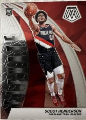 Scoot Henderson #9 Basketball Cards 2023 Panini Mosaic Elevate