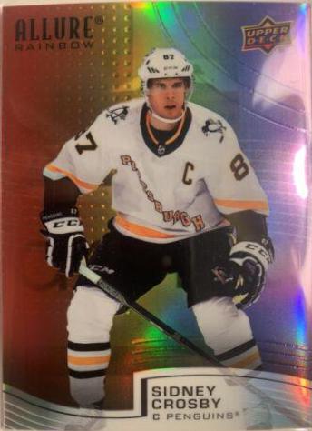 Sidney Crosby #R-87 2021 Upper Deck Allure Rainbow Hockey