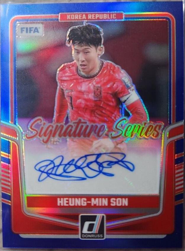 Heung-Min Son #4 Soccer Cards 2024 Panini Donruss Signature Series