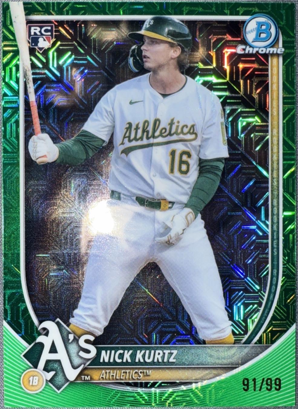 Nick Kurtz [Green Mojo Refractor] #93